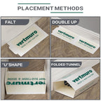 vertmuro Mouse Glue Traps, 12 Pack Rat & Pest Glue Scented Sticky Trap, Foldable Bulk Non-Toxic Indoor Mouse Glue Boards for Rodents and Insects, Easy to Use Pest Control, Green