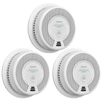 X-Sense 2-in-1 Smoke and Carbon Monoxide Detector Alarm (Not Hardwired), 10-Year Battery-Operated Dual Sensor Fire & CO Alarm, SC06, 3-Pack