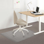 Office Chair Mat for Carpets, 30"x 48" Transparent Computer Desk Chair Mat for Low and No Pile Carpeted Floors, Thick and Sturdy Floors Protector on Carpet for Home Office, Easy Rolling