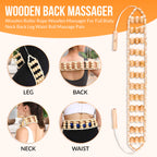 6pcs Wood Therapy Massage Tools Set-Easy to Use Maderoterapia Kit Professional-Cellulite Reduction-Muscle Pain Relief-Wooden Massage Roller Stick-Lymphatic Drainage-Body Therapy Tools-Body Sculpting