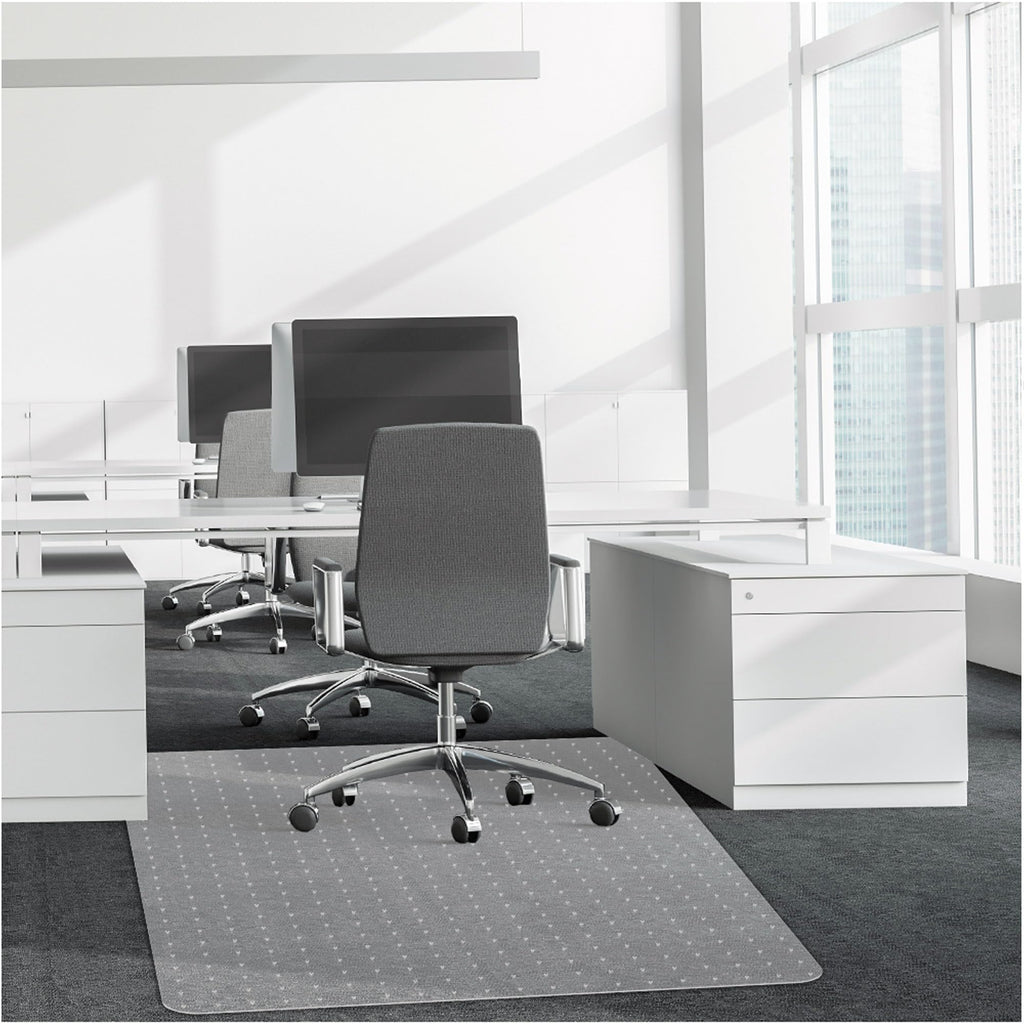 Naturei Chair Mat for Carpet, 36” x 48” Office Desk Floor Mat for Rolling Chairs, Easy Glide Floor Protector for Low Pile Carpet (Rectangle)