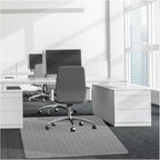 Naturei Chair Mat for Carpet, 36” x 48” Office Desk Floor Mat for Rolling Chairs, Easy Glide Floor Protector for Low Pile Carpet (Rectangle)