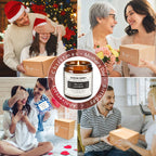 4 Pack Candles for Home Scented, Lavender Sage Sandalwood Candles, 28 OZ Aromatherapy Jar Candles, 50 Hours Long Burning Time, Christmas Scented Candle Set Gifts for Women and Men