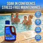 Salt Cell Cleaner for Pool, Pool Salt Cell Cleaner for Saltwater Pools, Salt Generator Cell Cleaner Solution, Helps Reduce Scale Buildup, 3 L (101.5 fl oz) - BubbyShine