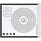 Pastry Mat, 28" x 20" Food Grade Silicone Extra Large Non Stick Baking Sheet Mat with Measurement for Making Cookies,Macarons,Bread and Pastry