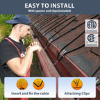 HEATIT HIRD 20 feet 5 Watts Per Foot Roof & Gutter Snow De-Icing Cable