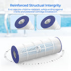 AQUIVEX CCP420 Pool Filter Cartridges 4 Pack, Compatible with Pentair Clean & Clear Plus 420, 178584, 179135, R173576, Pleatco PCC105, PCC105-PAK4, Filbur FC-6470, Unicel C-7471