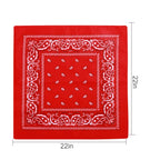 16 Pcs Bandanas Multi-Purpose Bandana Headbands Party Outdoor Head Scarf 22x22 inch Handkerchiefs for Women Men