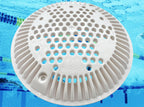 WG1048E White Pool Main Drain Cover Replacement Compatible with WG1048E for Suction and Dual Outlet Cover Replacement for Pools