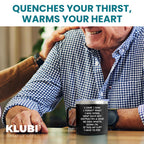 KLUBI Christmas Gifts for Women I Came I Saw I Forgot Tumbler 14oz Black Birthday Gifts for Men Grandpa Gifts for Him Drinking Cups for Elderly Senior Citizen Tumbler I Came I Saw I Forgot Coffee Mug