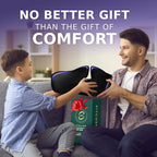 X Large Seat Cushions for Office Chairs– Pressure Relief Seat Cushion for Tailbone Pain, Back Pain, Coccyx & Sciatica Pain Relief Pillow – Office Chair Cushion with Extra Cover(Gray)