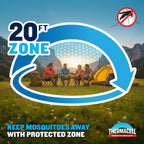 Thermacell Mosquito Repellent Rechargeable Adventure EX-Series EX90; Patio Shield with 9-Hour Battery, Includes 12-Hour Refill, Rubber Armor & Carabiner; Scent Free Bug Spray Alternative
