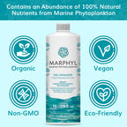MARPHYL Organic Liquid Fertilizer - Outdoor & Indoor Plant Food - All-Purpose, Nutrient-Rich Lawn Fertilizer & Soil Enhancer for House Plants, Flowers, Vegetables, Succulents, Bamboo, Hydroponics