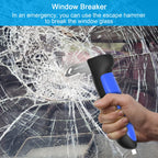 byojia 5 in 1 Vehicle Support Handles Elderly Portable Automotive Door Assist Handles Multifunction Car Handle for Elderly and Handicapped (Blue-with Nylon Handle)