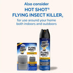 Hot Shot Flying Insect Killer, 15 Ounces, Aerosol Kills Houseflies, Mosquitoes and Flying Insects Indoors and Outdoors, Clean Fresh Scent, 3 Pack