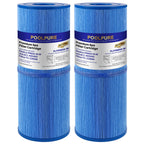 POOLPURE Antimicrobial Spa Filter Replacement for Pleatco PRB50-IN-M, Unicel C-4950RA, Guardian 413-212-02, Filbur FC-2390M,17-2380,Jacuzzi J200 Series Filter,373045, 5X13 Hot Tub Filter, 2 Pack