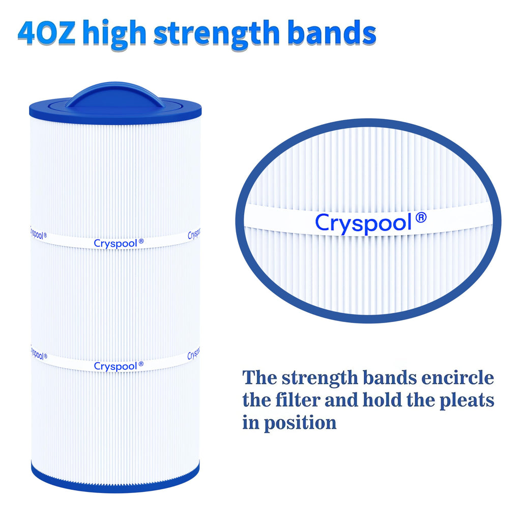 Cryspool® 07043 Filter Compatible with Caldera 75, C-7375, 1019301, 73531, PCD75N, FC-3964, 75 Sq. Ft Spa Filter Cartridge, 1 Pack