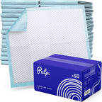 50 x Extra Large 36" x 36" Ultra Absorbent Disposable Incontinence Bed Pads | High Absorbency Waterproof Protective Underpads for Mattress, Sofa & Chair for Babies, Children, Adults, & Elderly & Pets