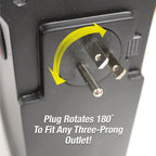 Ontel Handy Heater Plug-In Personal Heater for Quick and Easy Heat, Features Compact Design, Digital Display, and On/Off Timer - Great for Travel
