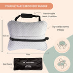 MOYOAMA Hysterectomy Pillow Post Surgery for Hysterectomy Recovery Must Haves- Surgery Pillow for Abdomen, Abdominal Pillow Post Surgery, Abdominal Surgery Recovery Pillow for Hysterectomy Gifts