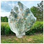 4Pcs Insect Bird Barrier Mesh, 7.9 x 5.9 FT Garden Netting Barrier, Bird Netting, Netting for Plant with Drawstring, Tomato Protective Cover