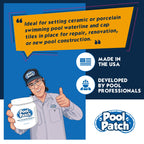 Pool Patch Pool Tile Adhesive Setting Repair Kit 3 lb - Easy to Mix and Apply Thinset Formula - Perfect to Glue Pool Tile - Quick-Drying, Extra Strong Bond - (coverage: approx. 6 sq. ft)