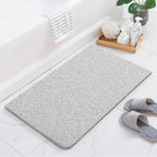 Joyhalo Shower Mats for Showers Anti Slip for Elderly, 32'' x 24'' Non Slip Bath Mat for Inside Shower, Bath Tub Mats for Bathroom Non Slip for Shower, PVC Loofah Bathroom Mats, White
