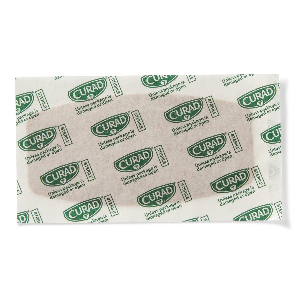 Medline CURAD Flex-Fabric Adhesive Bandages, X-Large 2x4, 50 Count