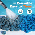Vidapool 3.1 lbs Pool Filter Balls for Sand Filters, Reusable Blue Filter Media Balls for All Sand Filter Systems, Efficient & Lightweight Pool Sand Filter Balls, Replaces 100 lbs Pool Filter Sand