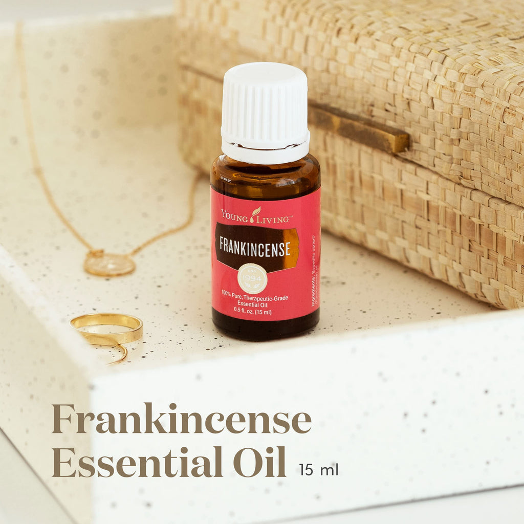 Young Living Frankincense Essential Oil 15ml - Pure & Therapeutic Grade Oil - Warm, Spicy Aroma - Promotes Relaxation, Calmness & Holistic Wellness Journey
