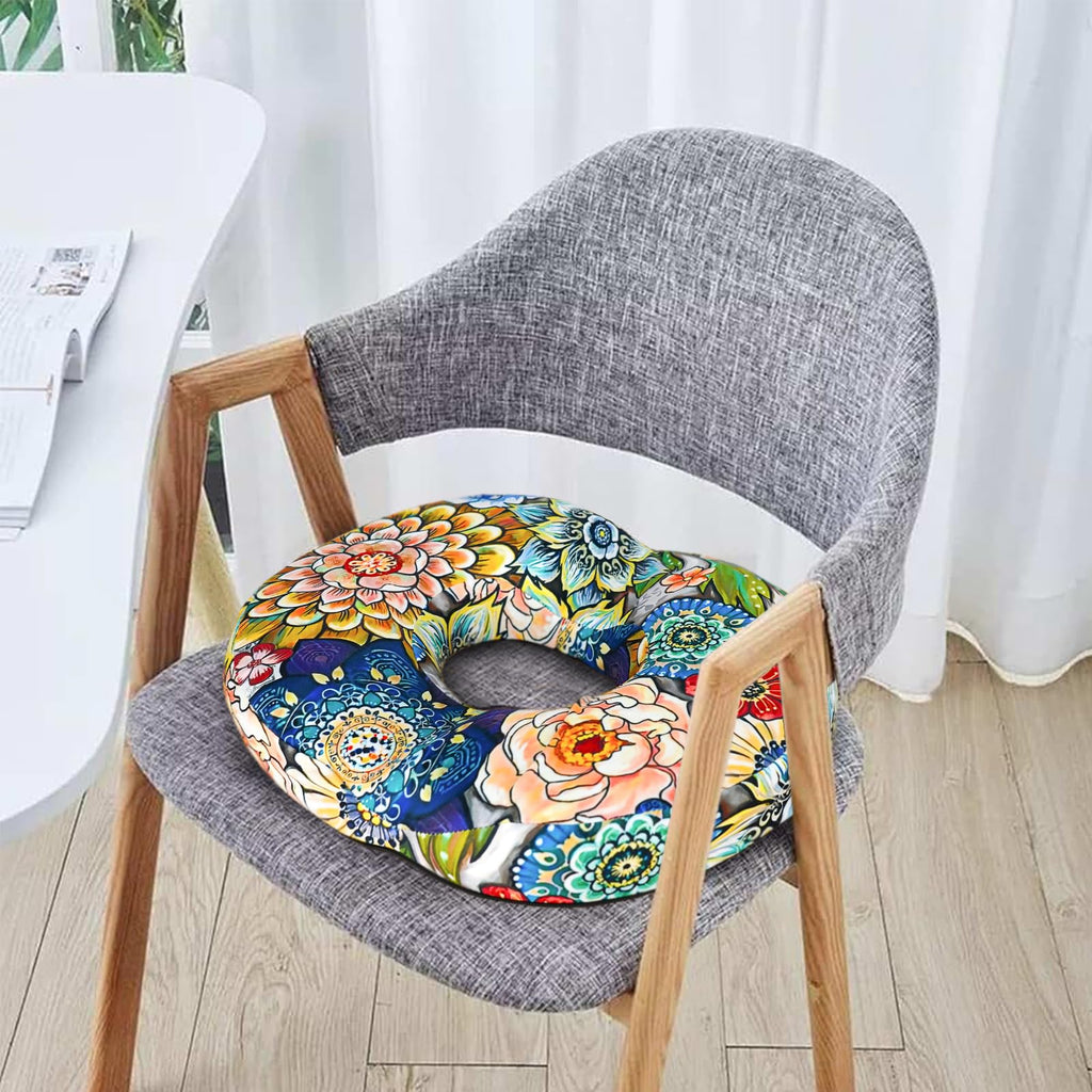 gswirmchsq Donut Pillow for Tailbone Pain, Hemorrhoid Pillow for Sitting, Memory Foam Donut Hemorrhoids Seat Cushion for Tailbone Pain Relief & Women Postpartum Pregnancy
