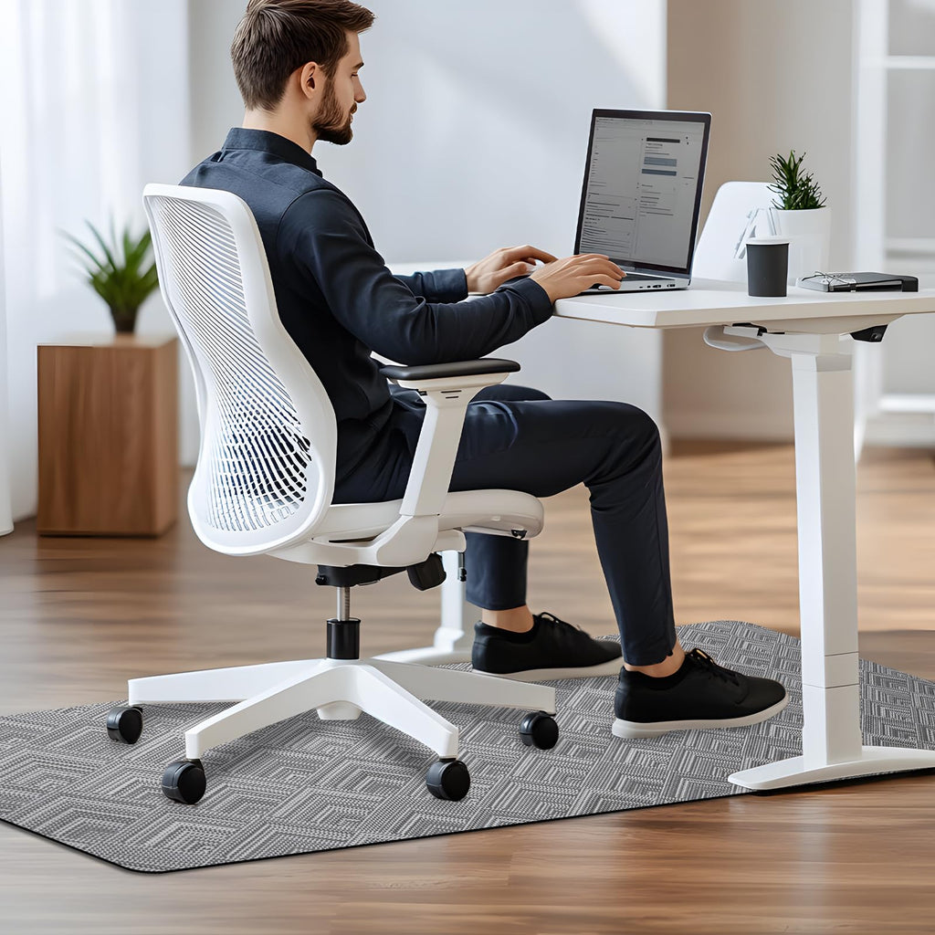 AiBOB Office Chair Mat for Hardwood Floor & Tile Floor, 36" x 48"Heavy Duty Computer&Desk Chair Mat for Rolling Chairs, Hard Floor Protector for Home Office