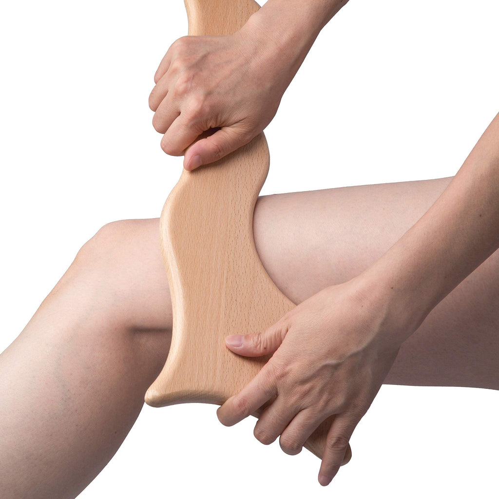 Seaside Brother Wooden Gua Sha Tools Anti Cellulite Massage Tool - Wood Therapy Lymphatic Drainage Paddle Soft Tissue Therapy