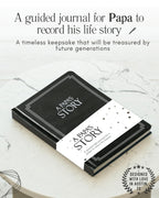 Papa's Life Story Journal (Hardcover): A Meaningful Keepsake for Papa to Share His Journey and Memories, Book Includes 250+ Prompt Questions, Sentimental Papa Gifts Idea, Sentimental Gifts for Papa for Father's Day, Birthday & Christmas