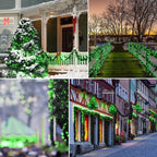 kemooie 300 LED Green String Lights, 99 FT 8 Twinkle Modes Connectable Plug in Green Wire Fairy Lights, Waterproof Christmas Lights for Party Irish St Patrick's Day Decorations (Green)