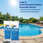 In The Swim Pool Deluxe Opening Chemical Start Up Kit - Above Ground and In-Ground Swimming Pools - Up to 15,000 White