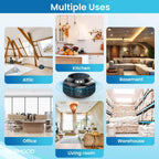 Ultrasonic Pest Repellent Plug-in, Electronic Mouse Traps & Insect Repellent, Pest Control for Rodent, Roach, Ant, Squirrel, Spider, Bugs, Mouse, Rat, Bat for Home, Office, Warehouse Black 1 Pack