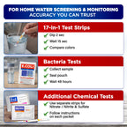 All-New 20 in 1 Drinking Water Testing Kit 120 Strips, Home Tap and Well Water Test Kit for Hardness, Lead, Iron, Copper, Chlorine, Fluoride