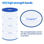 Cryspool® C100S Filter Compatible with CX100XRE, C100S, SwimClear C100S, PA100S, C-9440, 100 Sq. Ft Pool Filter Cartridge, 1 Pack