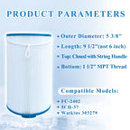 Chryseos Spa Filter Compatible with FC-2402, Watkins 303279, 5CH-37,78460, PFF42TC-P4, 2 Pack