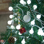 Minetom 66 Feet 200 Led Globe Ball String Lights, Fairy String Lights Plug in with Remote, Waterproof Globe String Lights for Indoor Outdoor Party Wedding Christmas Tree Garden Decoration, Pure White