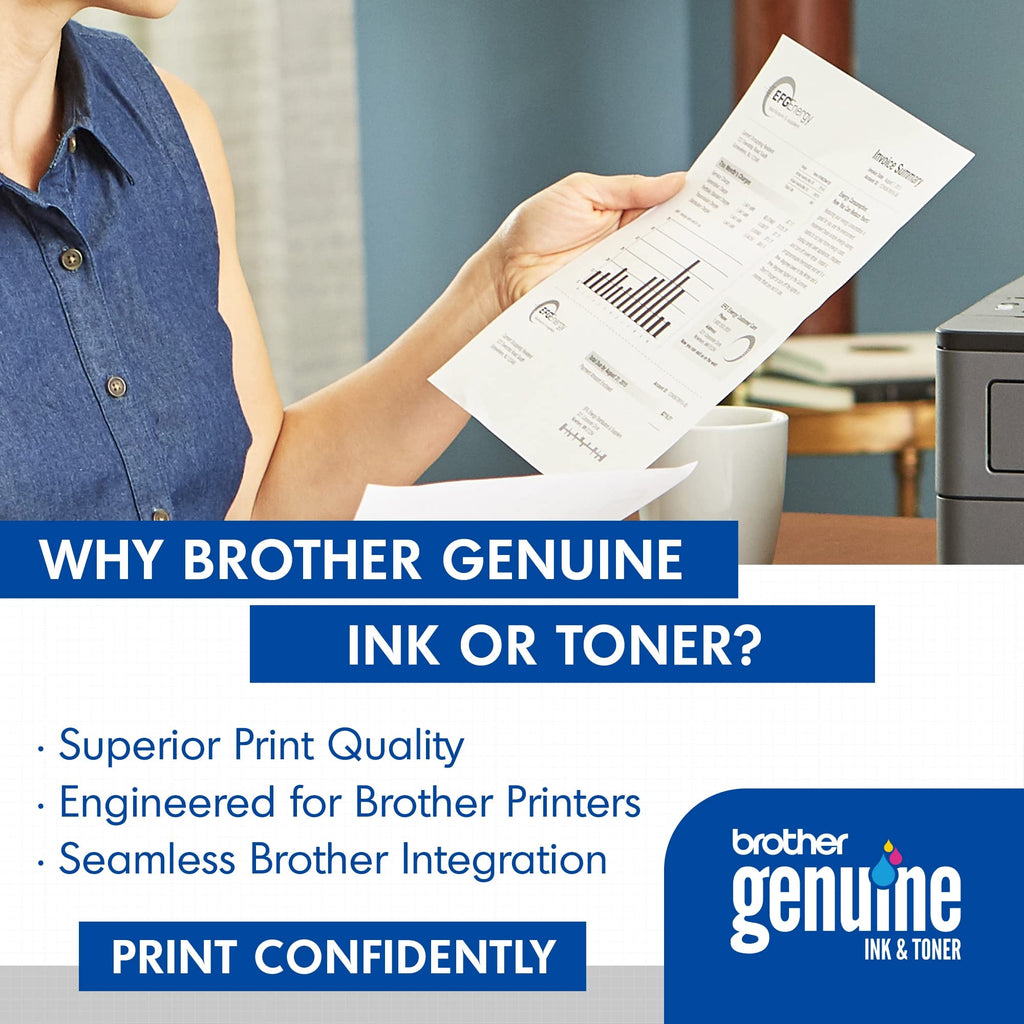 Brother Genuine High Yield Toner Cartridge, TN660, Replacement Black Toner, Page Yield Up to 2,600 Pages, Amazon Dash Replenishment Cartridge