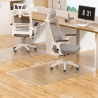 MESHDO Office Chair Mat for Hardwood Floor, 30" X 48" Desk Chair Mat for Hard Floors, PVC Clear Floor Protector for Home and Office Floor Mat - Can't be Used on Carpet