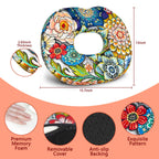 gswirmchsq Donut Pillow for Tailbone Pain, Hemorrhoid Pillow for Sitting, Memory Foam Donut Hemorrhoids Seat Cushion for Tailbone Pain Relief & Women Postpartum Pregnancy