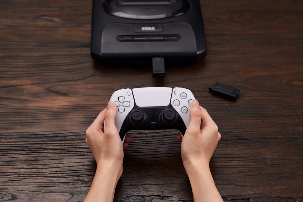 8Bitdo Retro Bluetooth Receiver for The Original Sega Genesis and Mega Drive