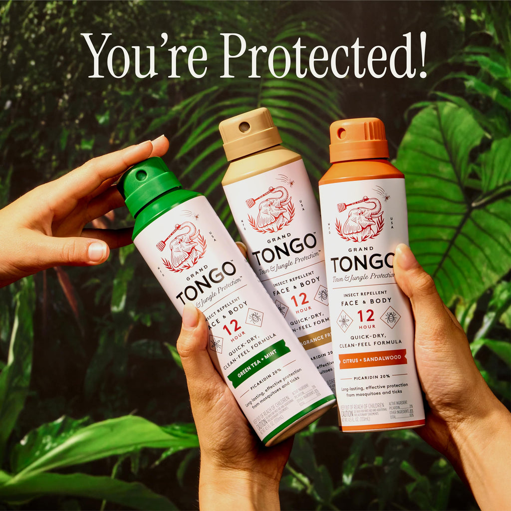 Grand Tongo DEET-Free Insect Repellent, The 12 Hour Protection, DEET Alternative – Fragrance Free