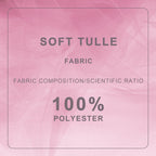 Pink Tulle Fabric Roll Spool Bolt (54 Inch by 40 Yards) Large Tulle Wedding Party Decoration, Tutu Skirt, Table Runner, Gift Wrapping, Bridal Shower, Soft & Drape (Pink)
