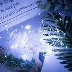 Fairy Lights Plug in 100 Feet 300 Led Waterproof Firefly Lights on Silver Wire UL Adaptor Included Starry String Lights for Wedding Indoor Outdoor Christmas Patio Garden Decoration White