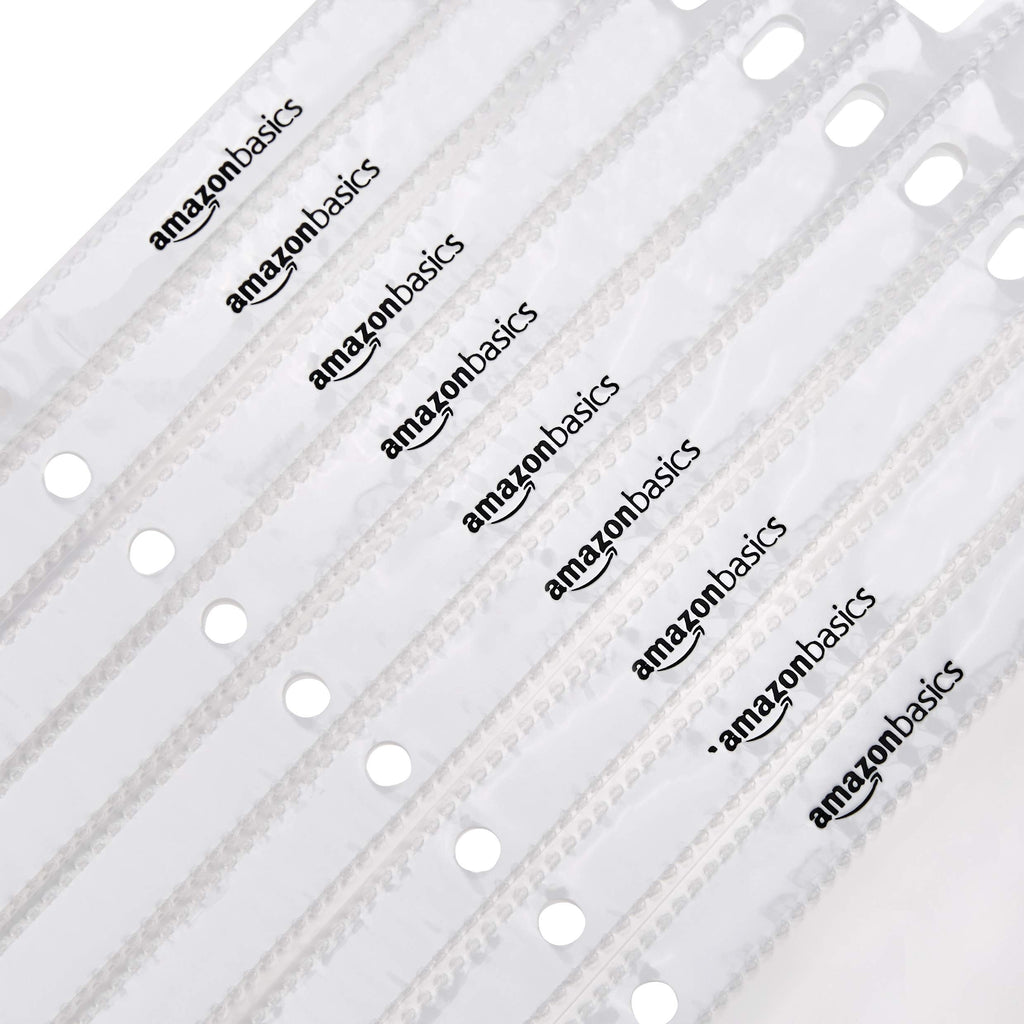 Amazon Basics Clear Top Loading Sheet Protectors for 3 Ring Binder, Polypropylene, 8.5 x 11 Inch, 200-Pack