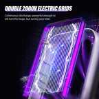 FASHFACE Bug Zapper Indoor Outdoor 3 in 1, Electric Mosquito Killer Lamp with Silent Fan, 2000V, 365nm UV Light, Dual Luring Modes, Smart Sensor Mosquito Trap for Home Villa Yard